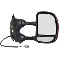Dorman Products Side View Mirror - Right Power Heated Tele Fold Dual Arms With Signal 2002-2008 Ford F-250/F-350/F-450/F-550 | 2004-2005 Ford Excursion (Heated Mirrors With Turn Signals)