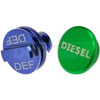 Dorman Products Diesel Fuel Filler & Def Caps - 13-21 Ram 1500 | 21 Wrangler JL/Gladiator JT | 17-20 Grand Cherokee 3.0L EcoDiesel