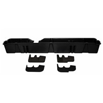 DU-HA 20071 Black Under Seat Storage Container - 2009-2014 Ford F-150 (Extended Cab) (Without Factory Subwoofer)