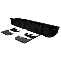 DU-HA 20078 Black Under Seat Storage Container - 2009-2014 Ford F-150 (Crew Cab) (With Factory Subwoofer)