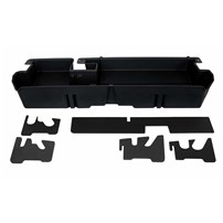 DU-HA 60051 Black Under Seat Storage Container - 2007-2021 Toyota Tundra (Double Cab) (Without Factory Subwoofer)