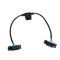 Edge OBDII Pass Through Splitter - (2 Female and 1 Male with 1 ft leads)