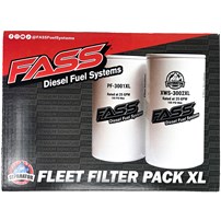 FASS Fuel Systems Fleet Filter Pack XL - Contains (3) XWS-3002 XL & (3) PF-3001 XL