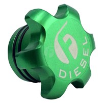 Fleece Green Anodized Billet Fuel Cap for 2013-2018 Cummins