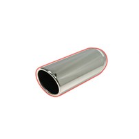 Flo Pro Rolled Angle Cut Clamp/Weld Exhaust Tips