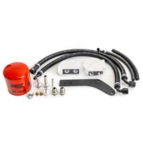 H&S Motorsports Upper Fuel Filter Relocation Kit - 11-16 Ford Power Stroke 6.7L