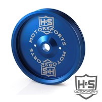 H&S Motorsports Dual CP3 Pulley - Blue - 11-15 GM 6.6L Duramax (with Dual High Pressure Fuel Kit) - 133002-2