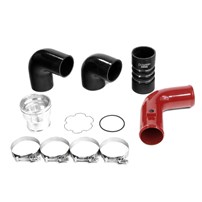 HSP Diesel Replacement Cold Side Tube For 2011-2022 Ford Powerstroke F250/350 6.7L - Flag Red