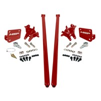 HSP Diesel Traction Bars For 2011-2017 Ford Powerstroke 6.7L F350 DRW Crew Cab Long Bed - Flag Red