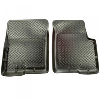 Husky Liner Classic Front Floor Liners - BLACK -1999 Ford Powerstroke (Regular Cab/Ext. Cab/Crew Cab)