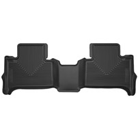 Husky Liner X-Act Contour Floor Liners - 2ND SEAT LINER (BLACK) - 15-18 GM Colorado/Canyon, Crew Cab