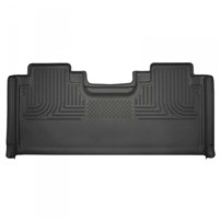 Husky Liner X-Act Contour Floor Liners - 2ND SEAT LINER (BLACK) - 17-19 Ford Powerstroke, Super Cab