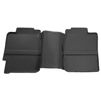 Husky Liner Classic 2nd Seat Floor Liners - BLACK - 01-07 GM Duramax (Ext.Cab)