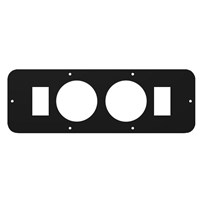 Longhorn Center Console Switch/Gauge Panel (2x 2-1/16