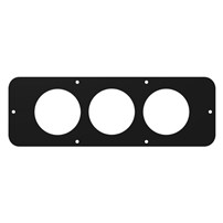 Longhorn Center Console Gauge Panel (3x 2-1/16