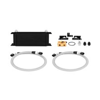 Mishimoto Oil Cooler Kit, (Thermostatic) Black, 2007-2011 Jeep Wrangler JK 3.8L