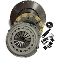 Valair Single Disc Clutch for ZF5 Transmission - 94-98 Ford 7.3L w/5 Speed - (Dual Mass Conversion) includes solid flywheel - Ceramic/Kevlar 500HP/1000FT LB Torque - NMU70263-06-SFC