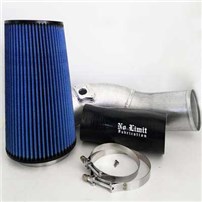 No Limit Fabrication 2003-2007 Ford 6.0 Cold Air Intake, Raw, Oiled Filter