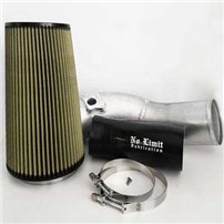 No Limit Fabrication 2003-2007 Ford 6.0 Cold Air Intake, Raw, PG7 Filter