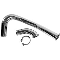 No Limit Ford 6.4L Hot Pipe Stainless Steel - Raw Coating