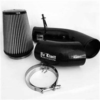 No Limit Fabrication 2017-2019 Ford 6.7 Cold Air Intake, Black, Dry Filter