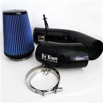 No Limit Fabrication 2017-2019 Ford 6.7 Cold Air Intake, Black, Oiled Filter