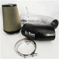 No Limit Fabrication 2017-2019 Ford 6.7 Cold Air Intake, Raw, PG7 Filter