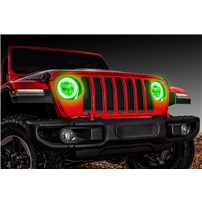Oracle Lighting LED Headlight Surface Mount Halo Kit - Green - 2018-2023 Jeep Wrangler JL | 2020-2023 Jeep Gladiator JT
