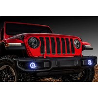 Oracle LED Surface Mount Fog Light White Halo Kit - 2018-2023 Jeep Wrangler JL | 2020-2023 Jeep Gladiator JT