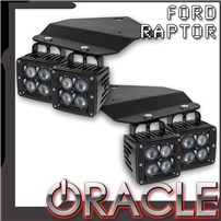 Oracle Lighting 2010-2014 Ford F-150 / Raptor Fog Light Replacement Brackets + Lights Combo