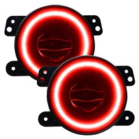 Oracle Lighting High-Performance 20W LED Fog Lights - Red - 2007-2023 Jeep Wrangler JK/JL | 2020-2023 Jeep Gladiator JT