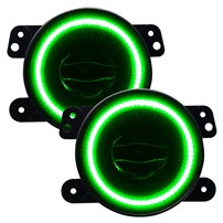 Oracle Lighting High-Performance 20W LED Fog Lights - Green - 2007-2023 Jeep Wrangler JK/JL | 2020-2023 Jeep Gladiator JT