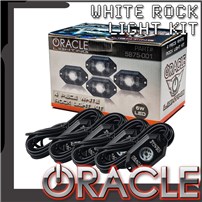 Oracle Lighting White Underbody Wheel Well Rock Light Kit - 4 Piece