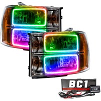 Oracle Lighting 2001-2011 Ford Ranger Pre-Assembled Halo Headlights - Colorshift - W/Bc1 Controller