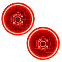 Oracle Lighting 1997-2006 Jeep Wrangler TJ Pre-Assembled Halo Headlights - Red