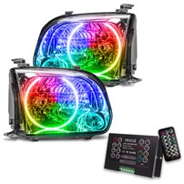 Oracle Lighting 2005-2006 Toyota Tundra Double Cab Pre-Assembled Headlights - Colorshift - W/2.0 Controller
