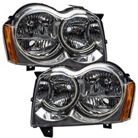 Oracle Lighting 2005-2007 Jeep Grand Cherokee Pre-Assembled Headlights - Non Hid - Chrome - White