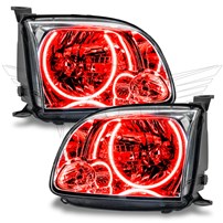 Oracle Lighting 2005-2006 Toyota Tundra Regular/Accessible Cab Pre-Assembled Led Halo Headlights - Red