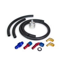 PPE Billet Aluminum Fuel Pickup with lift pump fittings, hose and clamps 2001-2005 GM Duramax 6.6L