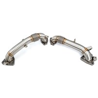PPE OEM Length Replacement High Flow Up-Pipes - 17-20 Duramax L5P - 116122000