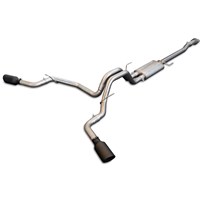 PPE Cat-Back Exhaust Systems - 14-19 GM 1500 (Raw w/Black Tips)