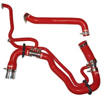 PPE Silicone Upper and Lower Coolant Hose Kit - 2011-2016 GM Duramax 6.6L (Red)