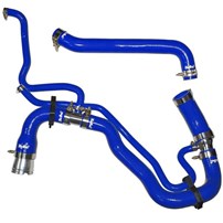 PPE Silicone Upper and Lower Coolant Hose Kit - 2011-2016 GM Duramax 6.6L (Blue)