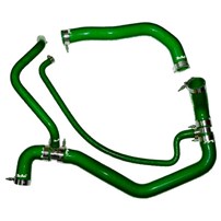 PPE Silicone Upper and Lower Coolant Hose Kit - 01-05 GM Duramax 6.6L (Green)