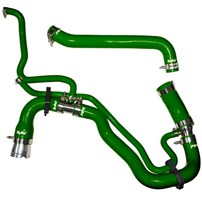 PPE Silicone Upper and Lower Coolant Hose Kit - 2011-2016 GM Duramax 6.6L (Green)