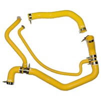 PPE Silicone Upper and Lower Coolant Hose Kit - 01-05 GM Duramax 6.6L (Yellow)
