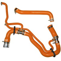 PPE Silicone Upper and Lower Coolant Hose Kit - 2011-2016 GM Duramax 6.6L (Orange)