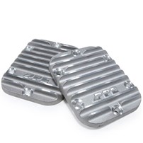 PPE Heavy-Duty PTO Side Plate Covers (Pair) - 01-16 GM Duramax 6.6L (Raw)