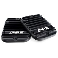 PPE Heavy-Duty PTO Side Plate Covers (Pair) - 01-16 GM Duramax 6.6L (Black)
