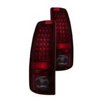 Recon - LED Tail Lights (DARK RED) - 99-07 GM Silverado/Sierra (Classic Body Style) - 264173RBK